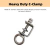 Narcilors 6 Pcs 1" 25mm C-Clamps Beam Clamp with M8