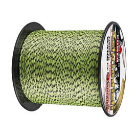 Ashconfish Braided Fishing Line 8 Strands Super Strong Fishing Wire 100m 6lb Abrasion Resistant Braided Lines Incredible Superline Zero Stretch Super Fine Diameter Black and Yellow
