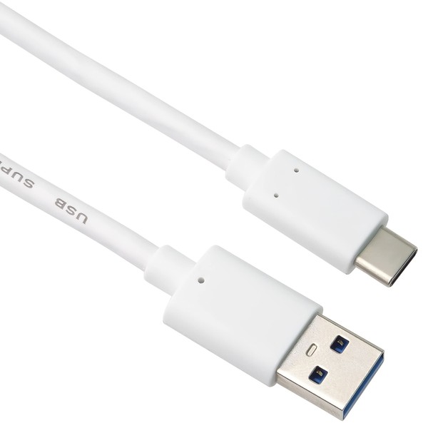 PremiumCord USB-C to USB 3.0 connection cable 3 m, SuperSpeed.​Data cable up to 10 Gbit/S, connection up to 3 A, USB 3.1 generation 2 type C plug, colour: white, length 1 m
