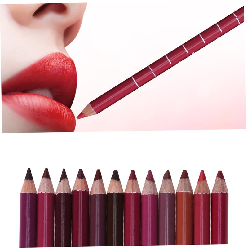 Beavorty 36 Pcs Lip Liner Pencils Set Pipliner Pencil Waterproof