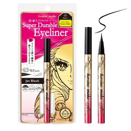 Heroine Make KISSME Prime Liquid Eyeliner Rich Keep, Stays on until night Super Keep Liquid Eyeliner, Jet Black