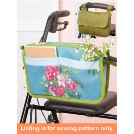 Simplicity SEWING PATTERN Sew Bag For Walker - Organizer Caddy Tote Scooter Rollator 9309