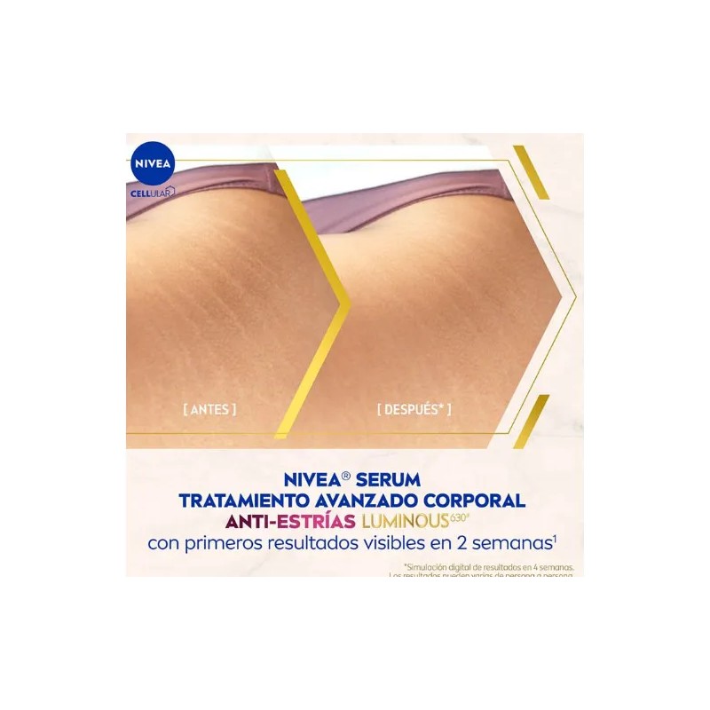 Rutina Tratamiento Nivea Anti Estrías Avanzado Crema+ Serum