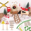 GEBETTER 52 Piece Gnome Door Set with Letters, Construction Site,