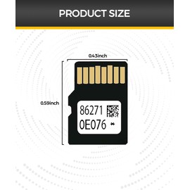 iolory Latest Maps Update Version 2024 Navigation SD Card,Automotive Memory Card,Car Accessories,Micro SD Card for Car,GPS SD Card Coverage USA and Canada Maps for GPS System,Replaces OEM 86271-0E076