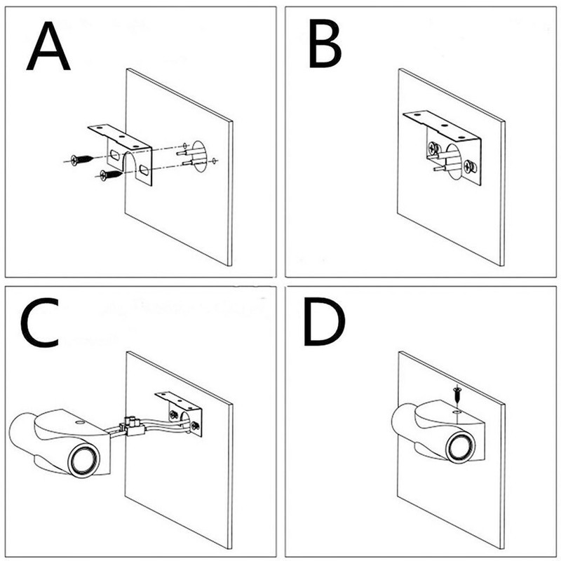 2x Double-headed LED Wall Lamp Sconce Bar Ceiling Light Blue