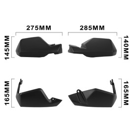 Runfarr Motorcycle Hand Guards, Handguards Handle Bar Hand Brush Guards Motocross Handguard for DL650 2004-2012 Enduro Off-Road Rally Motorcycle