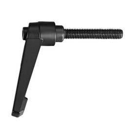 TA-VIGOR 1Pcs Adjustable Clamping Lever Handles, M8 x 60mm Locking Quick Release Push Button Ratchet Screw Knobs, Aluminum Alloy Male Thread Stud Bolts Handle for Machinery & Equipment