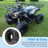 EOPOAYI 19x7-8 ATV Mini Bike Tires Tubeless Compatible with Coleman