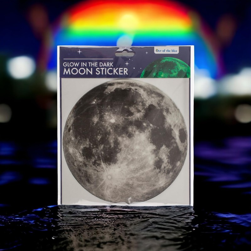 Glow in the Dark Moon Wall Sticker
