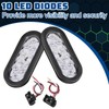 Yexiya 12 Pack Oval LED Trailer Light Kit - 10