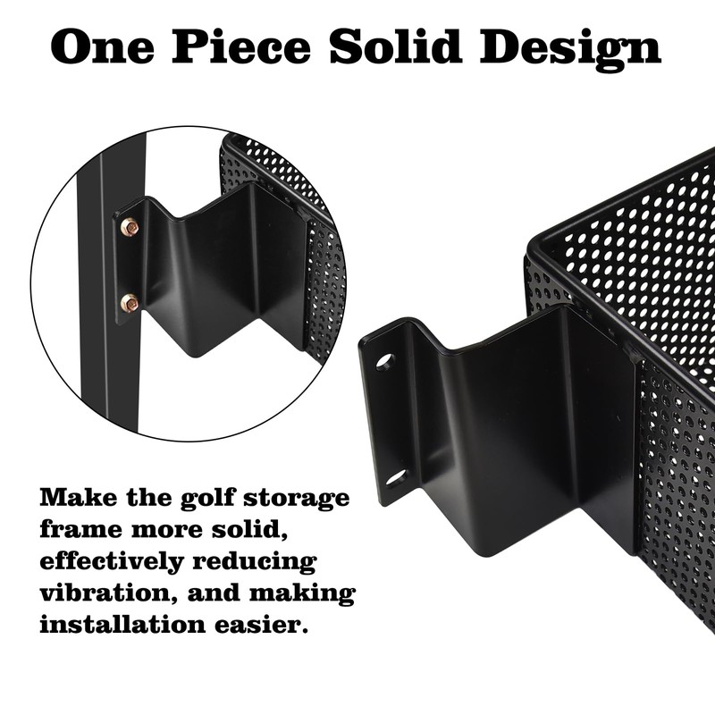 Shu-Ran Golf Cart Front Inner Storage Basket Compatible with 2007–2016