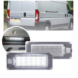 NSLUMO LED Number Plate Light Compatible with Fi.at Ducato Bus Box Peugeot Boxer Bus Box Citroen Jumper Bus Box 2006-2019