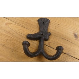 Midwest Craft House 5 Coat Hooks Cowboy Boot Coat Hooks Hat Hall Tree Wall Mounted Barn Tack Western