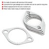Exhaust Gasket, 5 Pieces 3 Inch Ceramic Exhaust Pipe Metal