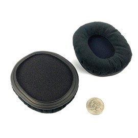ATH-M50X-MF-VELVET-PAIR - Sound Professionals - New! Memory Foam Black Velvet Replacement Earpad Pair for ATH-M20x, ATH-M30x, ATH-M40x, All ATH-M50x and ATH-M50x Models and Colors