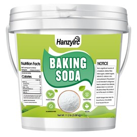 11.2 lb Baking Soda Powder Bulk, Food Grade, 100% Pure Sodium Bicarbonate Powder, Can Neutralize Acidic Ingredients, Used for Bread, Cookies and Other Baked Goods, Also Can Clean and Deodorize