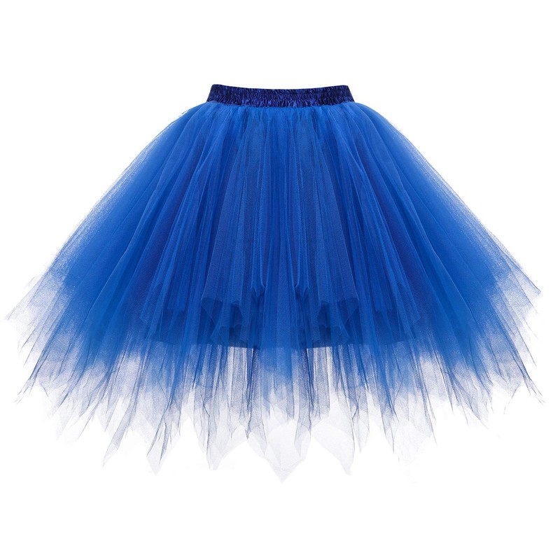 bbonlinedress Mini de la mujer clásico patticoat Tutu Capas Multicolor