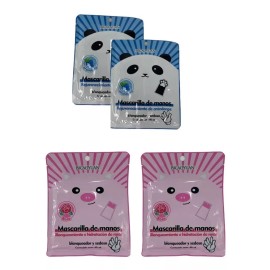 bicaoyuan 4 Pack- Mascarilla Para Manos De Rosas Y Arandanos