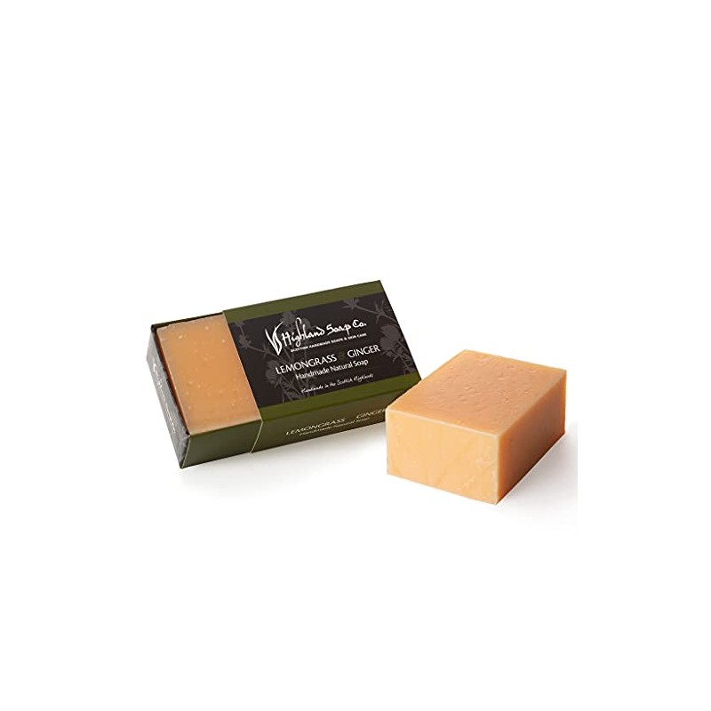The Highland Soap Company Lemongrass & Ginger Handmade Soap 190g