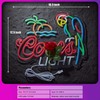 Beer Neon Sign for Wall Décor Palm Tree Parrot Crs