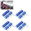 12Pcs Braided Engine Spark Plug Wire Hose Separator Clamp Fitting