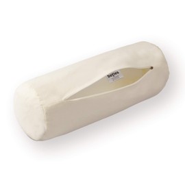 beties Basic Bolster Cover Approx. 15 x 40 cm Cushion Cover 100% Cotton in Many Cheerful Plain Colours (Natural)