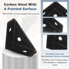 PATIKIL Corner Brace Brackets, 4Pcs 38mm x 38mm Carbon Steel