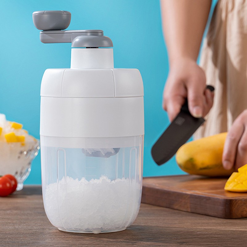Manual Ice Shaver Versatile Portable Snow Cone Machine Shaved Ice