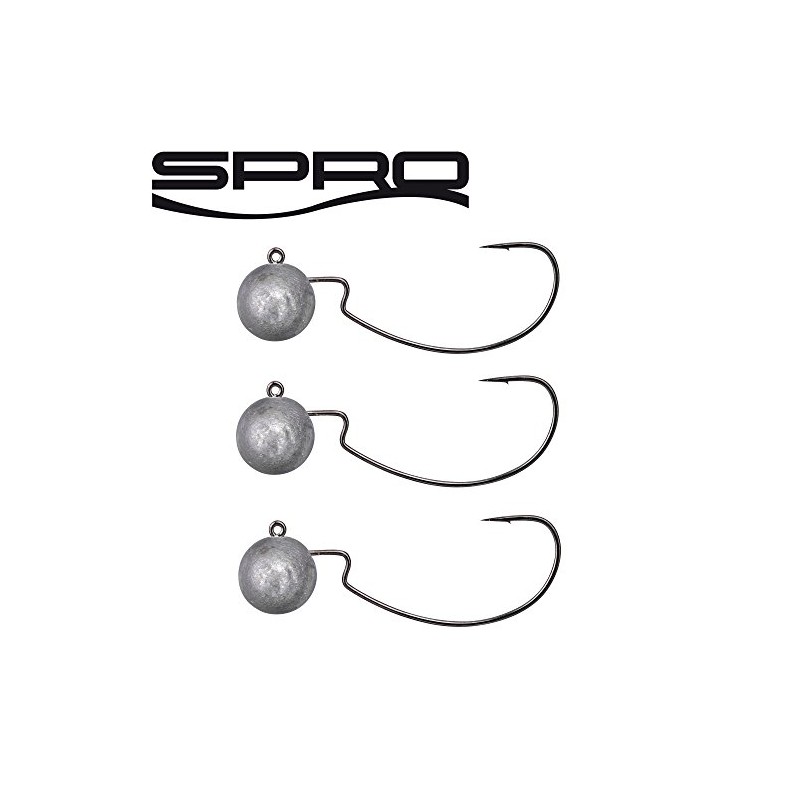 Spro Offset Jig 71 Jig Heads with Offset Hooks for