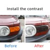 e-power-auto-Trim Smoked Black Front Signal Light Lamp Cover Trim For