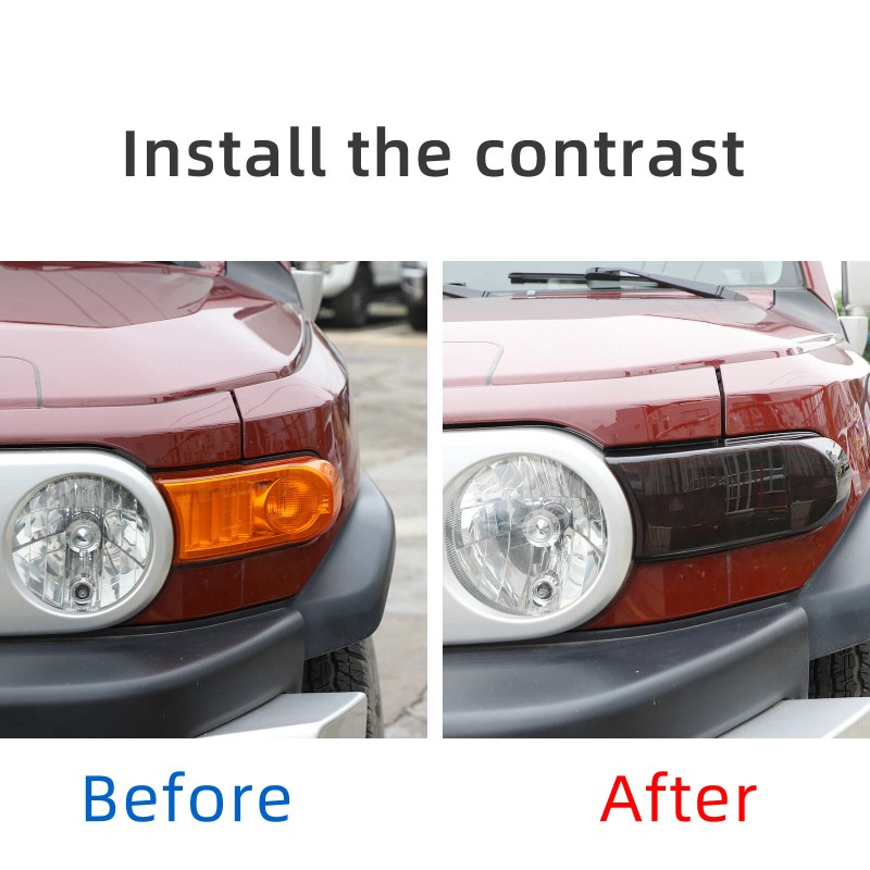 e-power-auto-Trim Smoked Black Front Signal Light Lamp Cover Trim For