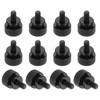 sourcing map 12 Pcs M4x8mm Knurled Thumb Screw Computer Case