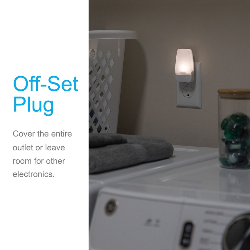 GE LED Night Light, Plug-in, Dusk to Dawn Sensor, Warm