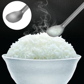 Alomejor Long Handle Spork or Spoon Lightweight Long Handle Titanium Spork Spoon Metal Cutlery Set for Camping Hiking Outdoor Hiking (Long Handle Spoon)