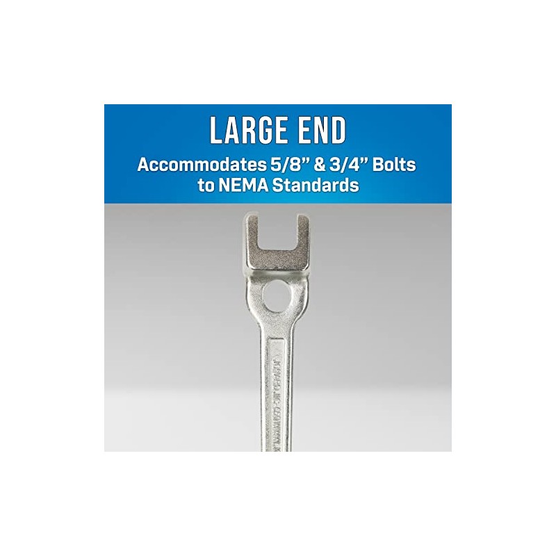 Jonard Tools JIC-650, Lineman's B Type Double Ended Wrench, 13"