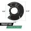 LQI Front Brake Dust Shield Left and Right Compatible with