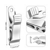 16 Pcs Metal Mini Clamps Mini Spring Clamp Crocodile Alligator