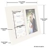 Hampton Frames GALLERY White Split double frame - Two 4x6