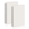 KUBDPQOR Notebook A5, Pack of 2 Notebook A5 Squared (5.82