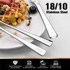 KINGSTONE Silverware Set for 8, 40-Piece Forged 18/10 Stainless Steel