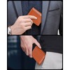 Teskyer Leather Bifold Wallet for Men with Gift Box, Stylish
