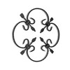 Gal Industrial Wrought Iron Ornament 25 x 25 cm Grid