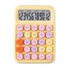 Silent Calculator Color Mechanical Key Calculator Battery Powered Electronic Calculating