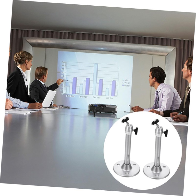 LABRIMP 2pcs Projector Ceiling Mount Bracket Aluminum Alloy Mini Projector