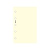 Filofax Mini Cotton Cream Plain Notepaper
