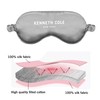 Kenneth Cole Satin Eye Mask with Elastic Band - Blocks