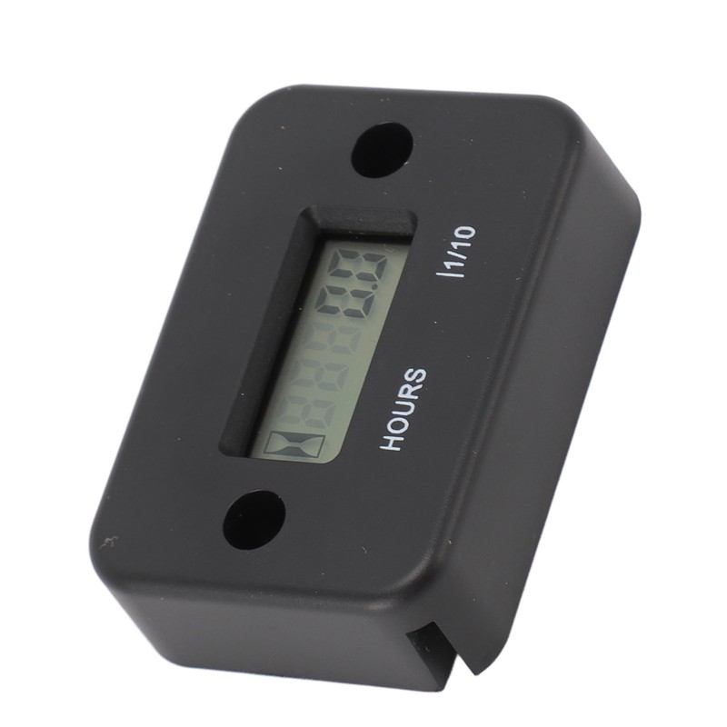 Digital Hour Meter High Accuracy LCD Display Mini Waterproof Engine