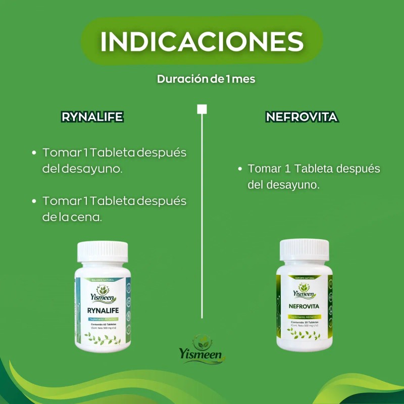 Yismeen Rynalife Nefrovita Apoyo Renal Meses Sabor