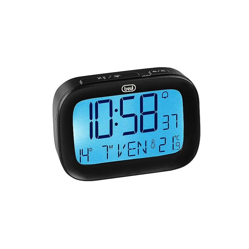 Trevi Digital Alarm Clock with Integrated Thermometer SLD 3850